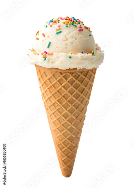 Obraz ice cream isolated on transparent background