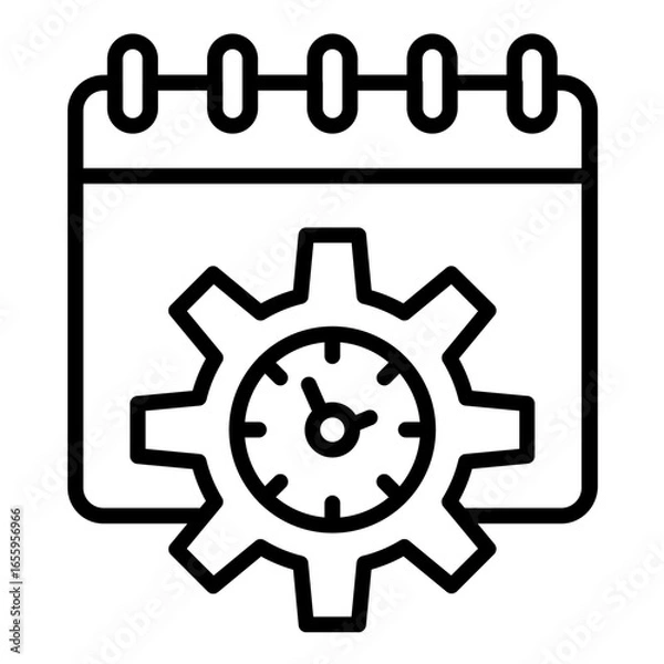 Fototapeta Deadline Icon