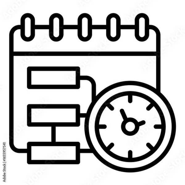 Obraz Project Timeline Icon