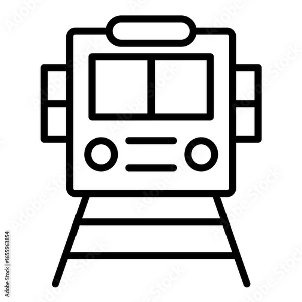 Fototapeta Train Station Icon