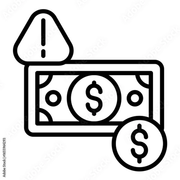 Fototapeta Loan Default Icon