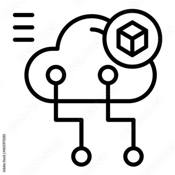 Fototapeta Blockchain Icon