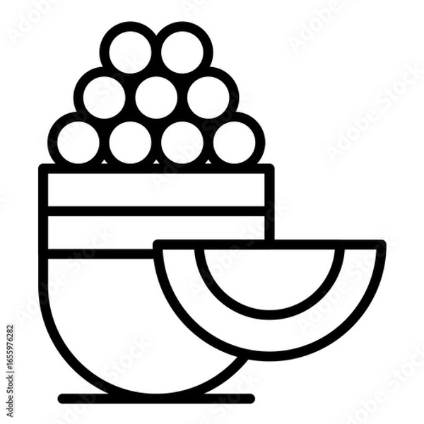 Fototapeta Caviar Icon