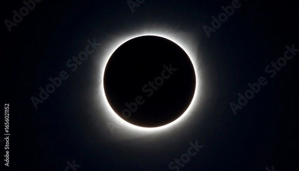 Obraz Total Solar Eclipse with Diamond Ring. (1)
