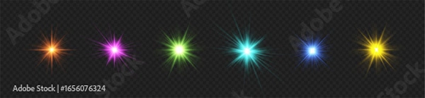 Obraz Fire glow abstract illustration with sunshine yellow orange starburst solar flare vector design bright energy sparkles explosion wallpaper shiny swirl sunlight heat hot summer beam