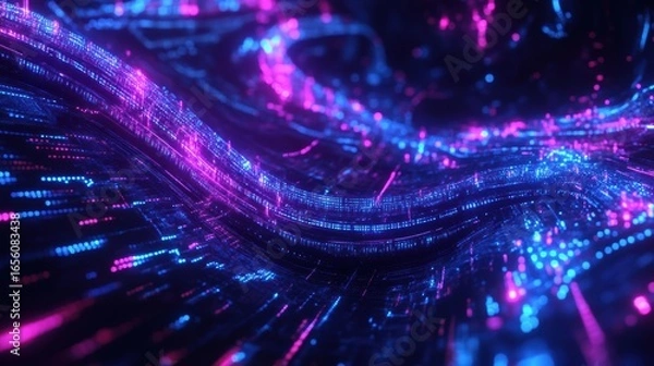 Fototapeta Machine Learning AI-driven Digital Twin of Human Cognition