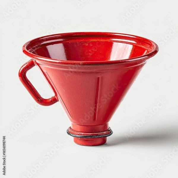 Obraz Red funnel with handle