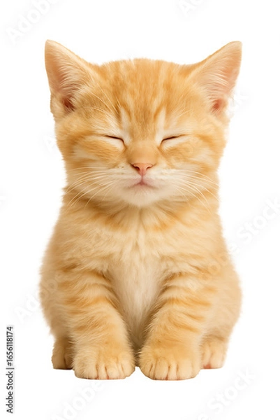 Obraz Sleeping Kitten High quality Realistic image