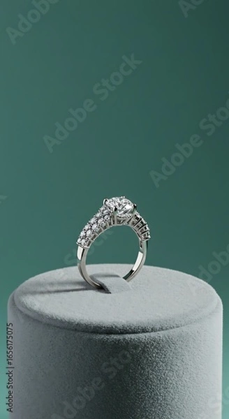 Obraz 静寂の輝き、宝石の息遣い