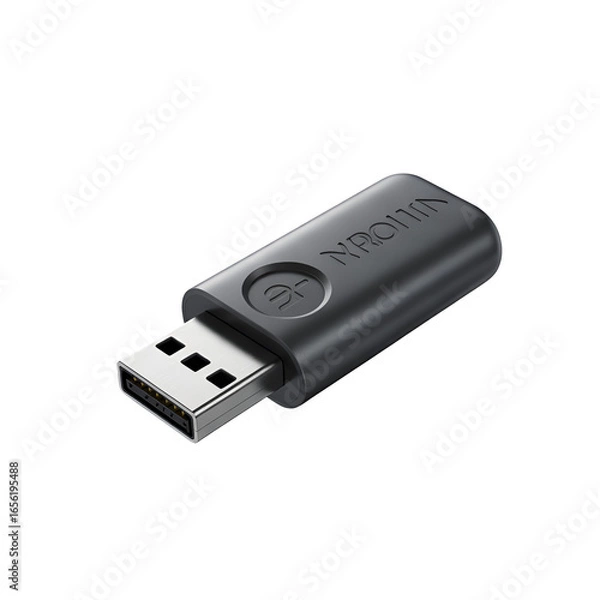 Obraz memory stick on white background.