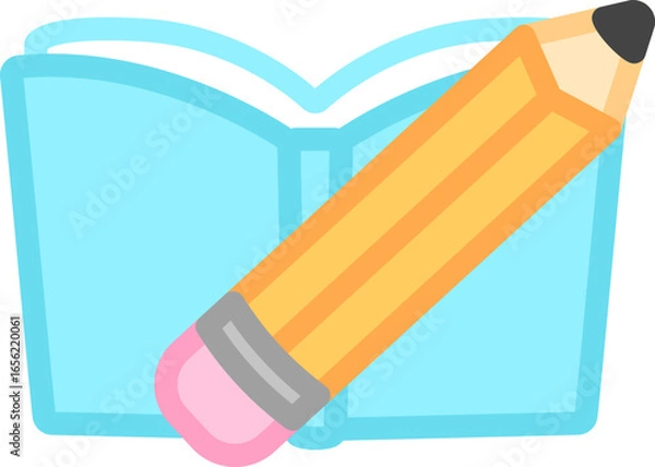 Fototapeta 책과 연필