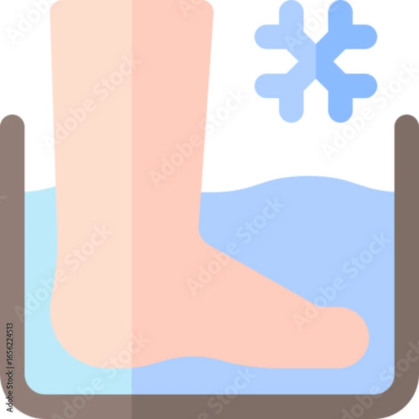 Obraz Foot Soaking Spa Icon