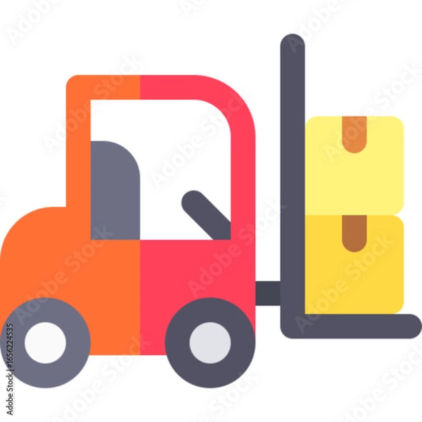 Obraz Forklift Warehouse Icon
