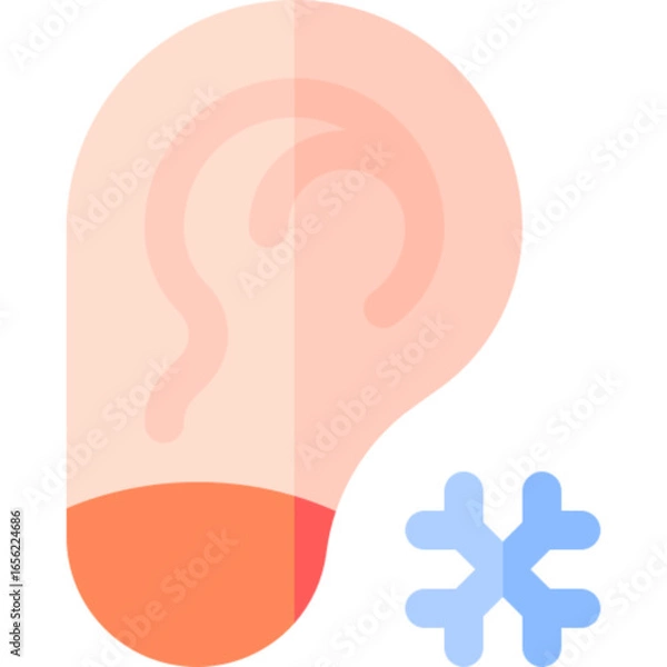 Obraz Frostbite Medical Icon