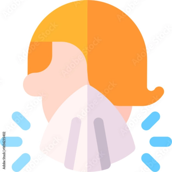 Obraz Sneezing Allergy Icon
