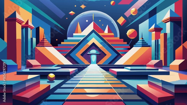 Fototapeta abstract vector background