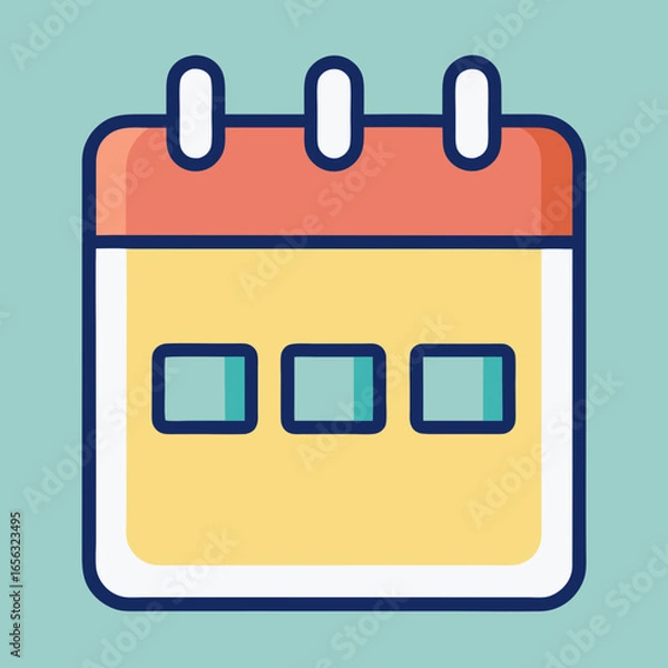Fototapeta vector calendar icon