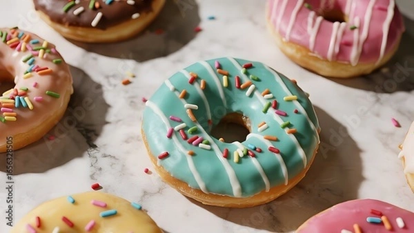 Fototapeta donut with sprinkles