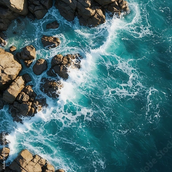 Fototapeta 砕ける波の交響曲