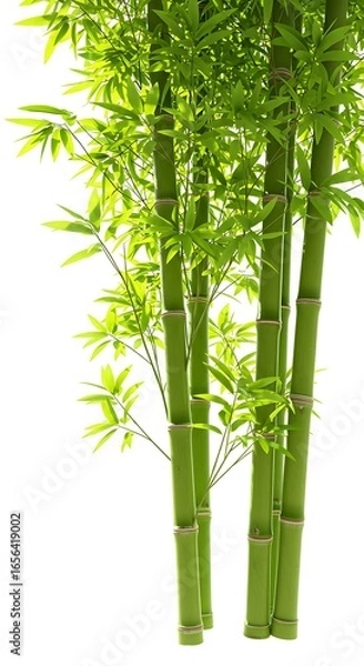 Obraz 翠竹の息吹 ３D描写