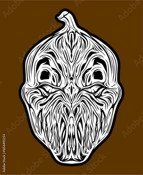 Obraz apanese oni mask