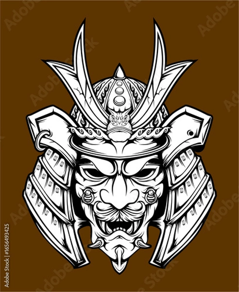 Obraz apanese oni mask