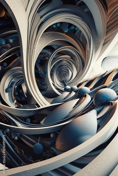Fototapeta abstract fractal background