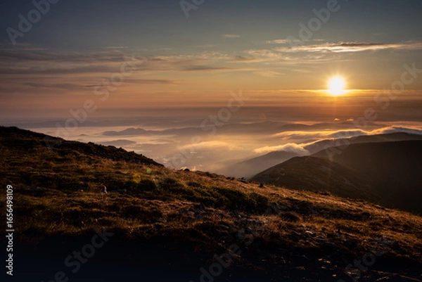 Fototapeta Krkonoše Czech Sněžka