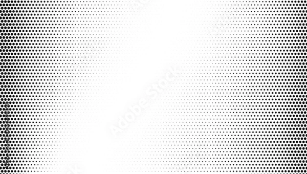 Fototapeta Grunge BW Halftone Gradient Noise Texture Back