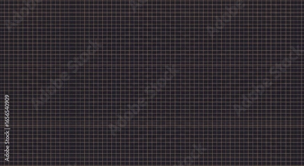 Obraz Dark Navy Grid Pattern with Fine Gold Lines, Geometric Precision