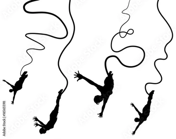 Fototapeta Bungy bluzy