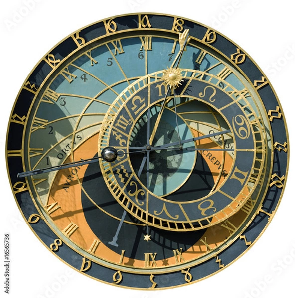 Fototapeta isolated calendar-clock