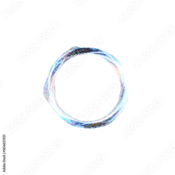 Obraz Luminous Abstract Ring Celestial Light Orb