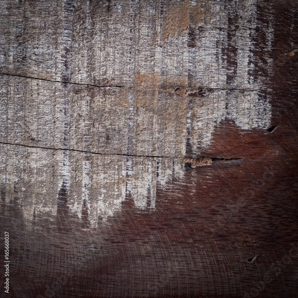 Fototapeta abstract wood aged weathered rough grain surface texture background