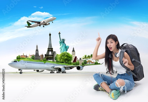 Obraz Travel the world monument concept