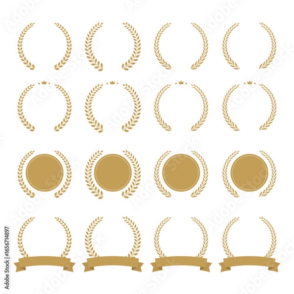 Obraz 周年や記念、アニバーサリーのロゴベクターイラストセット