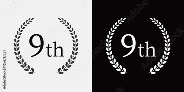 Obraz 周年や記念、アニバーサリーのロゴベクターイラストセット