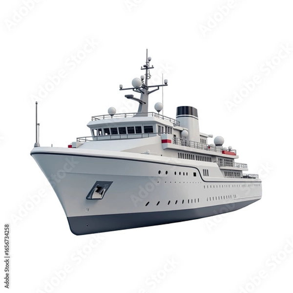 Obraz Detailed rendering of a modern vessel.