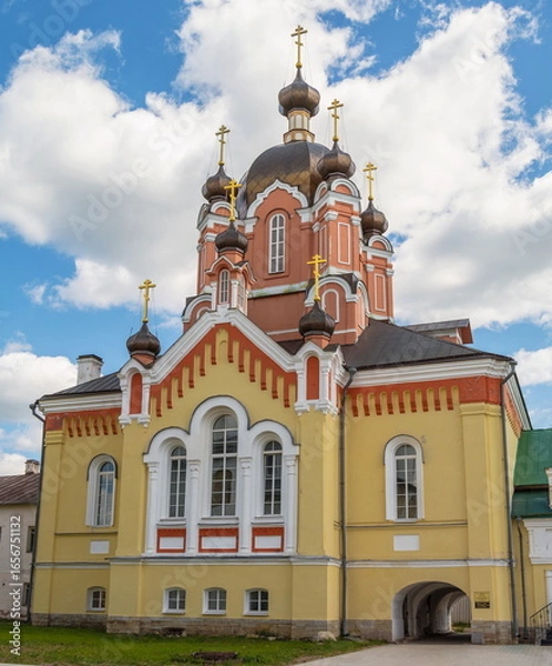 Obraz Holy Cross Church in the Assumption Monastery in Tikhvin