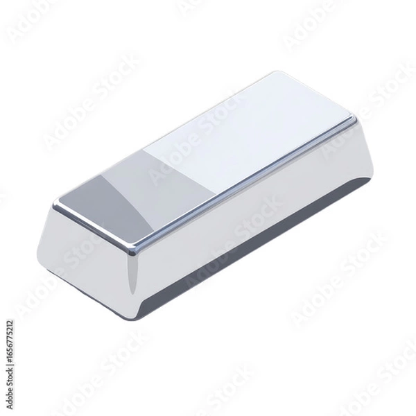 Obraz Rectangular, polished, silver bar