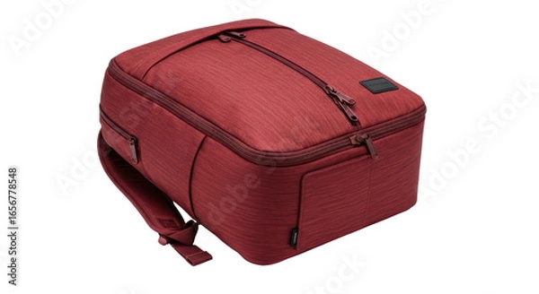 Obraz Isolated Red Backpack