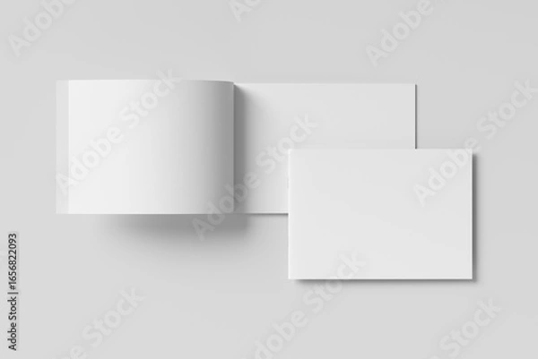 Obraz Open Landscape Brochure and Catalog Mockup for Brand Identity Showcase