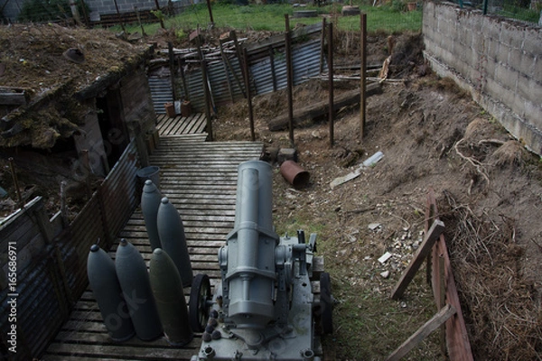 Obraz World War one trenches