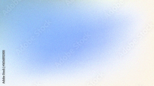 Obraz Light blue grainy gradient background noise texture banner poster cover backdrop design