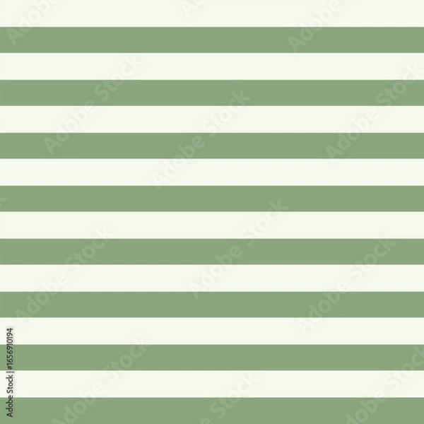 Obraz Mint and olive green bold horizontal stripe seamless pattern background
