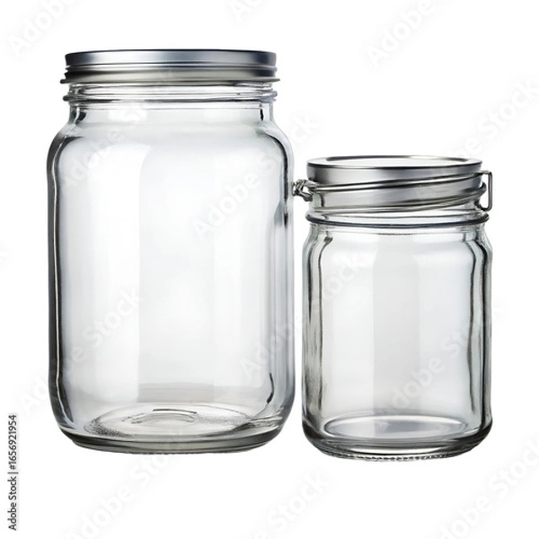 Obraz empty glass jar