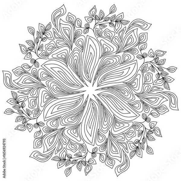 Obraz abstract floral background