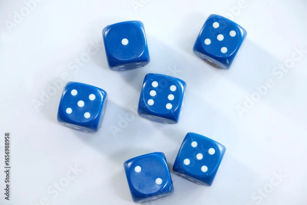 Obraz Blue Game Dice