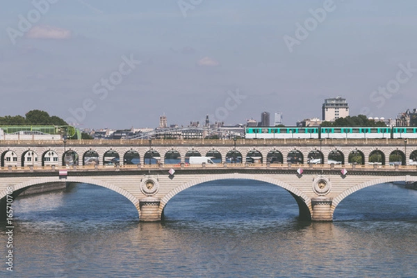 Obraz Pont de Bercy, 12ᵉ et 13ᵉ arrondissement, Paris, île-de-france, France
