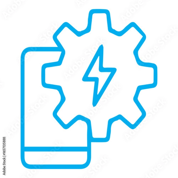 Fototapeta Mobile Power Boost